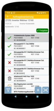 Mobile Anlageninventur-App: Zebra Scanner